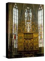 Altar in 14th Century Church of St. Jacob, Levoca, Slovakia-Upperhall-Stretched Canvas