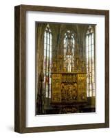 Altar in 14th Century Church of St. Jacob, Levoca, Slovakia-Upperhall-Framed Photographic Print