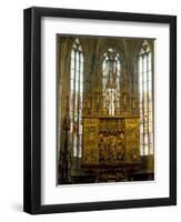 Altar in 14th Century Church of St. Jacob, Levoca, Slovakia-Upperhall-Framed Photographic Print