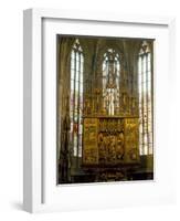 Altar in 14th Century Church of St. Jacob, Levoca, Slovakia-Upperhall-Framed Photographic Print