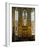 Altar in 14th Century Church of St. Jacob, Levoca, Slovakia-Upperhall-Framed Photographic Print