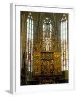 Altar in 14th Century Church of St. Jacob, Levoca, Slovakia-Upperhall-Framed Photographic Print