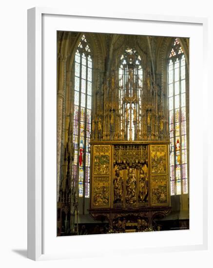 Altar in 14th Century Church of St. Jacob, Levoca, Slovakia-Upperhall-Framed Photographic Print