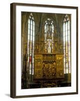 Altar in 14th Century Church of St. Jacob, Levoca, Slovakia-Upperhall-Framed Photographic Print