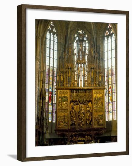 Altar in 14th Century Church of St. Jacob, Levoca, Slovakia-Upperhall-Framed Photographic Print