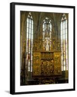 Altar in 14th Century Church of St. Jacob, Levoca, Slovakia-Upperhall-Framed Photographic Print