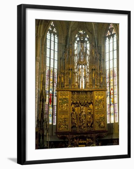 Altar in 14th Century Church of St. Jacob, Levoca, Slovakia-Upperhall-Framed Photographic Print