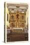 Altar in Serra Chapel, San Juan Capistrano Mission, California-null-Stretched Canvas