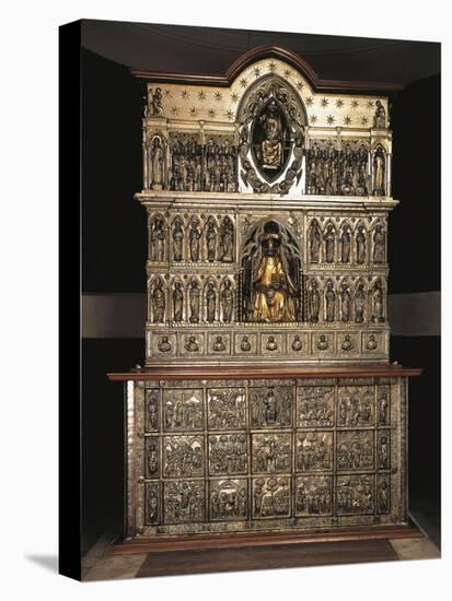 Altar of St James, Silver Foil with Embossed Decoration, Chapel of Crucifix, Cathedral of St Zeno-null-Stretched Canvas