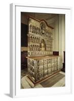 Altar of St James, Silver Foil with Embossed Decoration, Chapel of Crucifix, Cathedral of St Zeno-null-Framed Giclee Print