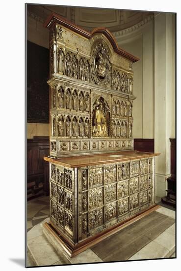 Altar of St James, Silver Foil with Embossed Decoration, Chapel of Crucifix, Cathedral of St Zeno-null-Mounted Giclee Print