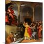 Altar of St. Lucia. Saint Lucia before the Judge-Lorenzo Lotto-Mounted Giclee Print