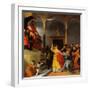 Altar of St. Lucia. Saint Lucia before the Judge-Lorenzo Lotto-Framed Giclee Print