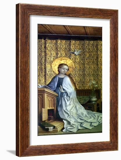 Altar of the Cologne Patron Saint, Annunciation to Mary, 1440-45-Suzanne Valadon-Framed Giclee Print