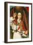 Altar of The Last Judgement, detail. The Archangel Michael weighing souls, 1434-Rogier van der Weyden-Framed Giclee Print