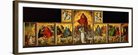 Altar of the Last Judgment: Overall View-Rogier van der Weyden-Framed Giclee Print