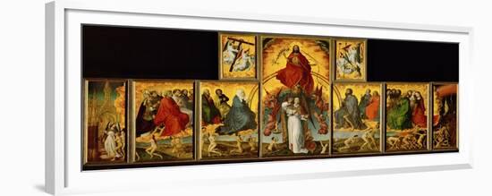 Altar of the Last Judgment: Overall View-Rogier van der Weyden-Framed Giclee Print