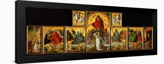 Altar of the Last Judgment: Overall View-Rogier van der Weyden-Framed Giclee Print
