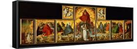 Altar of the Last Judgment: Overall View-Rogier van der Weyden-Framed Stretched Canvas