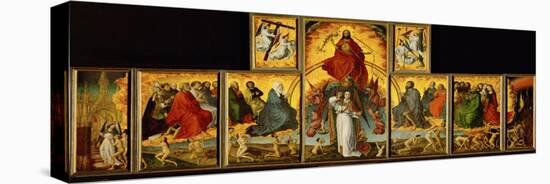 Altar of the Last Judgment: Overall View-Rogier van der Weyden-Stretched Canvas