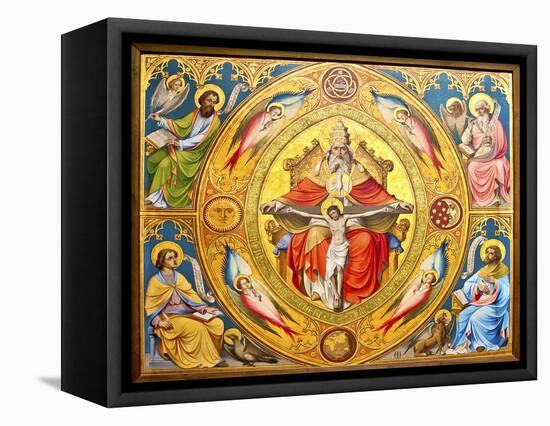 Altar Painting, Cologne, Germany-Miva Stock-Framed Stretched Canvas