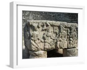 Altar Q, West Court, Copan Archaeological Park, Copan, UNESCO World Heritage Site, Honduras-null-Framed Photographic Print