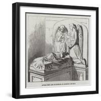 Altar-Tomb and Sculptures in Ledbury Church-null-Framed Giclee Print