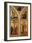 Altar Wing Depicting the Crucifixion, St. Dorothy and Other Saints, C.1420-Mariotto di Nardo-Framed Giclee Print