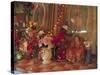 Altar with Candles, Flowers, and Spiritual Imagery for the Day of the Dead Celebration, Mexico-Judith Haden-Stretched Canvas