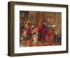 Altar with Candles, Flowers, and Spiritual Imagery for the Day of the Dead Celebration, Mexico-Judith Haden-Framed Photographic Print