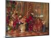 Altar with Candles, Flowers, and Spiritual Imagery for the Day of the Dead Celebration, Mexico-Judith Haden-Mounted Photographic Print