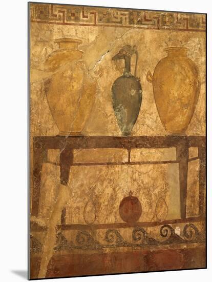 Altar with Offering Vases, Funerary Painting of Paestum, Campania, Italy, Detail BC-null-Mounted Giclee Print
