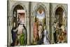 Altar with Scenes from the Legend of the John the Baptist-Rogier van der Weyden (Follower of)-Stretched Canvas