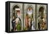 Altar with Scenes from the Legend of the John the Baptist-Rogier van der Weyden (Follower of)-Framed Stretched Canvas