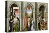 Altar with Scenes from the Legend of the John the Baptist-Rogier van der Weyden (Follower of)-Stretched Canvas