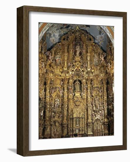 Altarpiece Dedicated to St. Francis Xavier, 1753-Miguel Cabrera-Framed Giclee Print