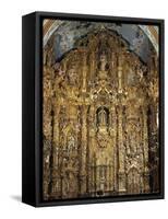 Altarpiece Dedicated to St. Francis Xavier, 1753-Miguel Cabrera-Framed Stretched Canvas