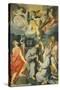 Altarpiece Depicting the Saints Baptist, Francis, Bernard and Paul in Ecstasy-Andrea Lilio-Stretched Canvas