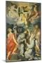 Altarpiece Depicting the Saints Baptist, Francis, Bernard and Paul in Ecstasy-Andrea Lilio-Mounted Giclee Print