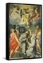 Altarpiece Depicting the Saints Baptist, Francis, Bernard and Paul in Ecstasy-Andrea Lilio-Framed Stretched Canvas