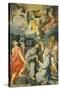 Altarpiece Depicting the Saints Baptist, Francis, Bernard and Paul in Ecstasy-Andrea Lilio-Stretched Canvas