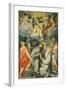 Altarpiece Depicting the Saints Baptist, Francis, Bernard and Paul in Ecstasy-Andrea Lilio-Framed Giclee Print