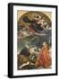 Altarpiece Depicting Virgin with Saints Petronius and Alo, 1614-Giacomo Cavedoni-Framed Giclee Print