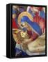 Altarpiece: Deploration or Lamentation on the Dead Christ-Fra (c 1387-1455) Angelico-Framed Stretched Canvas