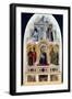 Altarpiece, Madonna and Child with Saints, Miracles of St. Anthony, St. Francis and St. Elizabeth-Piero della Francesca-Framed Giclee Print