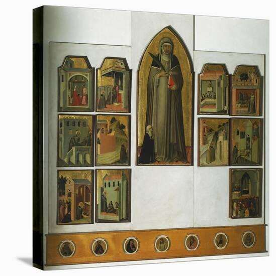 Altarpiece of Blessed Humility-Pietro Lorenzetti-Stretched Canvas