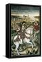 Altarpiece of Saint George-Pedro Nisart-Framed Stretched Canvas