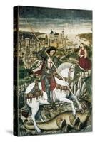 Altarpiece of Saint George-Pedro Nisart-Stretched Canvas