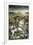 Altarpiece of Saint George-Pedro Nisart-Framed Premium Giclee Print