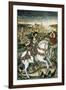 Altarpiece of Saint George-Pedro Nisart-Framed Premium Giclee Print